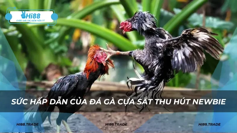 Sức hấp dẫn của đá gà cựa sắt thu hút newbie