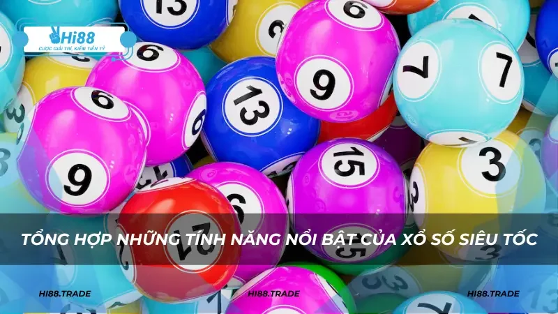 Tổng hợp những tính năng nổi bật của xổ số siêu tốc
